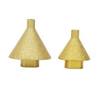 Foret à Chanfrein biseauté Diamant, Foret à Fraiser Diamant M14 38 Mm 50 Mm, Foret à Meuleuse d'angle en Acier allié Diamant pour Carrelage en Pierre de Quartz en Marbre