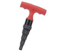 Foret à chanfreiner multifonction avec poignée ergonomique 4 mesures Outil de mélange pour le traitement des tuyaux en aluminium