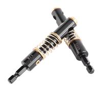 Foret à Charnière,Forets à Charnière Noirs à Centrage Automatique 5 Mm Et 1/4",Jeu De Forets D'alésage à Tige Hexagonale De 1/4 Pouce,Perçage du Bois Et du Plastique Pour Travail du Bois(2Pcs Set)