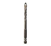 Foret à dents pointues croisées en alliage d'acier au tungstène, 1 pièce/4 pièces, foret à quatre tranchants décalés, dentelé, for le perçage du marbre, du verre et de la céramique(1Pcs 8mm)