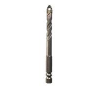 Foret à dents pointues croisées en alliage d'acier au tungstène, 1 pièce/4 pièces, foret à quatre tranchants décalés, dentelé, for le perçage du marbre, du verre et de la céramique(1Pcs 12mm)