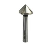 Foret à fraiser 4,5-60 mm, 1 flûte/3 cannelures, chanfrein d'ébavurage à 90 degrés for acier, fer, aluminium et métal(1 Flute,18mm)