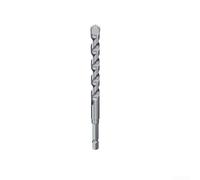 Foret à maçonnerie en carbure de tungstène de 4 à 10 mm, tige hexagonale à pointe dure pour pierre, ciment et plâtre, perçage rapide, argent (8 mm)