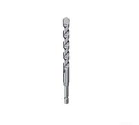 Foret à maçonnerie en carbure de tungstène de 4 à 10 mm, tige hexagonale à pointe dure pour pierre, ciment et plâtre, perçage rapide, argent (10 mm)