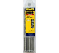 Irwin – Foret métal HSS Pro 6,0 x 93 x 57 mm – Étui de 10