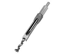 Foret à mortaiser pour trous carrés de 10 mm/16 mm, ciseau à mortaiser pour le travail du bois, foret à mortaise et tenon en acier à haute vitesse avec cannelure standard pour mach (16MM)