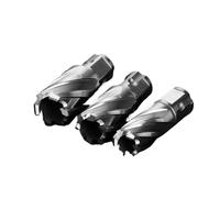 Foret à noyau de coupe annulaire en acier rapide, 12-30mm avec tige de 19mm for outils de coupe du métal et de l'acier, 1 pièces(30x35mm)