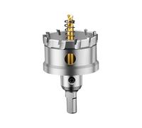 Foret à noyau en carbure TCT de 16 à 125 mm, scie cloche pour le travail des métaux, pour le perçage de l'acier inoxydable et des alliages métalliques, 75 mm