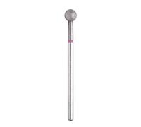 Foret à ongles diamanté « boule » - Rouge - Diamètre de la tête : 5 mm