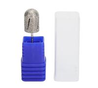 Foret à ongles pour les pieds en acier inoxydable, foret de pédicure pour callosités et cors, tête de ponçage et de polissage pour callosités des pieds, avec boîte de rangement,