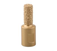 Foret à pierre pour meuleuse d'angle M10 Outil brasé sous vide pour perçage, rainurage et meulage de pierre dure (10 mm)