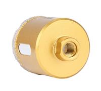 Foret à pointe diamantée brasée sous vide, M10 Thread Vacuum Brazed Dry Diamond Core Bits 6mm-65mm1Pcs Ceramic Tile Granite Marble(22pcs 6mm-65mm)