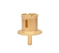 Foret à pointe diamantée brasée sous vide, Triangular Handle Vacuum Brazed Diamond Core Drill Bit for Masonry Tile Multiple Sizes(40-60mm)