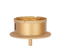 Foret à pointe diamantée brasée sous vide, Triangular Handle Vacuum Brazed Diamond Core Drill Bit for Masonry Tile Multiple Sizes(90-114mm)