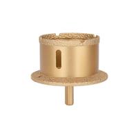 Foret à pointe diamantée brasée sous vide, Triangular Handle Vacuum Brazed Diamond Core Drill Bit for Masonry Tile Multiple Sizes(65-85mm)