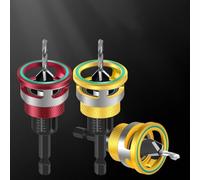 Foret à quatre lames fraisées à profondeur réglable avec mécanisme d'arrêt tactile pour le travail du bois, fabriqué en acier au carbone avec vis hexagonale Fi(2,8 x 8 mm)