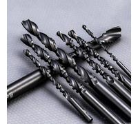 Foret à rainurer dentelé, ouvre-trou en spirale dentelée pour métal, lame oblique à 130 degrés pour couper, percer, tirer des trous extensibles jusqu'à 3 mm (F)