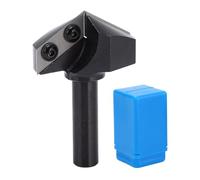 Foret à rainurer en V de 120 degrés, foret de gravure CNC en alliage d’acier au tungstène avec tige de 1/2 pouce pour le travail du bois, fraise jetable pour rainurage et sculpture