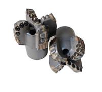 Foret à roche à angle d'arc PDC à quatre ailes for le granit, les formations dures, les mines de charbon, les puits d'eau et les applications minières.(152mm,76 threaded buckle)