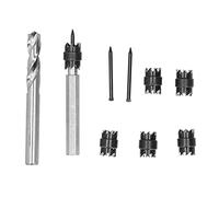 Foret à souder par points double face 3/8" Kit d'outils de coupe professionnel pour enlever les métaux avec 5 lames de rechange pour la réparation de carrosserie automobile et le