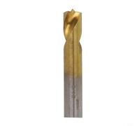 Foret à souder par points HSS 6,5 mm, 8 mm, 10 mm, plaqué titane, outil de soudage conique avec point de centrage pour le travail du métal (8 mm)