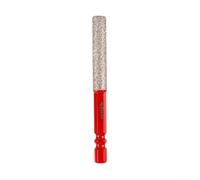Foret à tige hexagonale pour applications de perçage à sec sur verre, porcelaine et marbre - Convient pour meuleuse d'angle avec mandrin de conversion (8 mm)