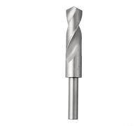 Foret à tige réduite en acier rapide HSS 14 32 mm de diamètre tige ronde pour percer l'acier, le fer, le bois, le plastique et l'aluminium (22 mm)