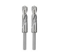 Foret à tige réduite HSS de 14 à 32 mm de diamètre pour acier, bois, aluminium, plastique | Mèche cannelée en acier rapide avec tige ronde rectifiée de précision, 10 à 12,7 mm