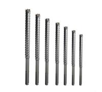 Foret à tige robuste pour murs en béton, pierre, brique et ciment, compatible avec marteau perforateur électrique rotatif, 18, 25 mm de diamètre (24 x 280 mm)