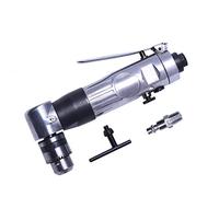 Foret angulaire réversible air comprimé 1,5-10 mm (3/8 "), régime de ralenti: 2000 tr/min, foret angulaire mini argent