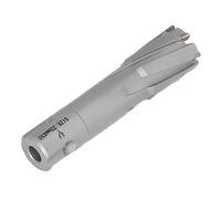 Foret annulaire pour plaque d'acier en carbure, scie cloche creuse métrique de 50 mm de profondeur, outil de coupe de métal robuste de qualité professionnelle pour l'acier, la (22mm)