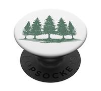 Forêt Arbres Amoureux de la Nature Sauvage Randonnée PopSockets PopGrip Adhésif