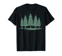 Forêt Arbres Amoureux de la Nature Sauvage Randonnée T-Shirt