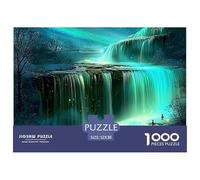 forêt Aurora 1000 Pièces Thème Paysage Puzzles pour Adultes Un Puzzle Difficile Jeu Éducatif Défi Jouets Enfants Jeu De Puzzle pour Toute La Famille Décoration De La Maison 52x38cm/1000pcs