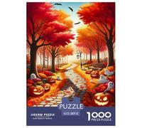 forêt Automne Puzzle 1000 Pièces Educa Jouet Divertissement Créatif Décoration Intérieure Intéressant Jeu Éduchatif Challenge Toy Adultes & Enfants des 14 Ans 52x38cm/1000pcs