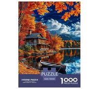 forêt Automnes and Montagnes Puzzle 1000 Pièces Educa Jouet Cadeau Unique Décoration Intérieure Intéressant Jeu Éduchatif Challenge Toy Adultes & Enfants des 14 Ans 70x50cm/1000pcs