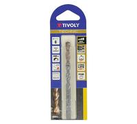 Foret béton Ø 6 mm L 100 mm Tivoly Technic queue cylindrique 3 méplats
