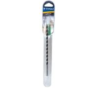 Tivoly Foret bois 3 pointes – D 12x250 mm – Perçage profond, évacuation copeaux, bois résistants