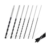 Foret Bois, 5pcs Meche Bois 300mm Forets à Bois Hélicoïdaux Longs Diamètre 12 mm 10 mm 8 mm 7 mm 6 mm 5 mm 4 mm pour Bois Tendre et Dur
