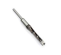 foret carré pour bois， 1 pièce de scie cloche carrée HSS, burin à mortaise, foret à bois avec foret hélicoïdal, kit d'outils de perçage for le travail du bois à trou carré, ensemble étendu(16mm)