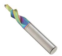 Foret chanfrein à deux étages avec revêtement, pour aluminium et PVC, emballé individuellement pour la protection des outils (4,5-10,0)
