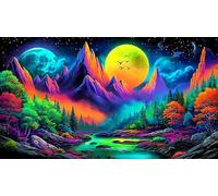 forêt colorée Puzzle 1000 pièces Educa Divertissement créatif De l'art Décoration Jeu éduchatif Challenge Toy pour Adultes et Enfants à partir de 14 Ans 75x50cm/1000pcs