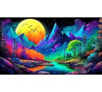 forêt colorée Puzzle 1000 pièces Educa Jeu D'Intelligence Décoration Intérieure Jeu éduchatif Challenge Toy pour Adultes & Enfants des 14 Ans 38x52cm/1000pcs