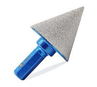 Foret conique diamant pour carrelage 35mm-BRSCHNITTx perceuse électrique à tige hexagonale, foret biseauté pour façonner l'élargissement, nettoyer les trous existants de granit, marbre et porcelaine