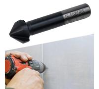 Foret conique M35 Cobalt en acier rapide avec 3 cannelures Design 90 degrés pour une utilisation répétée en atelier (16,5 mm)