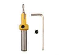 Foret conique pour le travail du bois | Foret étagé à tige ronde de 8 mm avec collier d'arrêt réglable | Outil de fraisage de trou pilote en alliage d'acier (2,8 x 8)