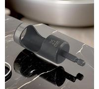 Foret creux à tige hexagonale pour perceuse, perforatrice en acier au carbone pour ceinture, carton, plastique, vinyle, caoutchouc, outil de perçage de matériau souple, 2 à 25 mm (25 mm)