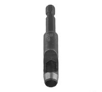 Foret creux à tige hexagonale pour perceuse, perforatrice en acier au carbone pour ceinture, carton, plastique, vinyle, caoutchouc, outil de perçage de matériau souple, 2 à 25 mm (8 mm)