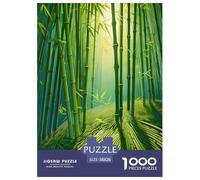 Forêt de bambous Puzzle 1000 Pièces Educa Cadeau Unique Décoration Intérieure Guérison environnementale Jeu Éducatif Challenge Toy pour Adultes Et Enfants À Partir De 12 Ans 38x26cm/1000pcs