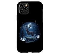 Forêt de Cerfs Nocturnes Chasseur Buck Cerf Chasse Bois de Chasse Coque pour iPhone 11 Pro